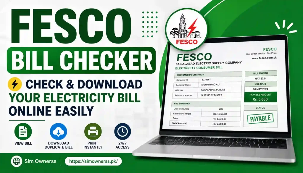 FESCO Bill Checker