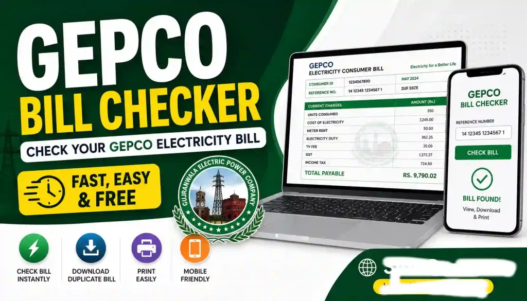 GEPCO Bill Checker