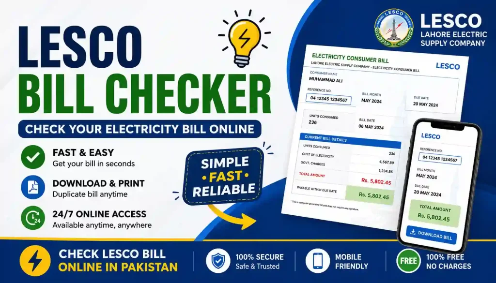 LESCO Bill Checker