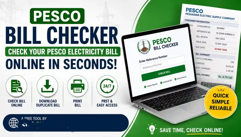 PESCO Bill Checker