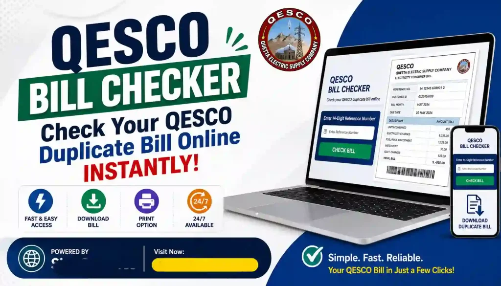 QESCO Bill Checker